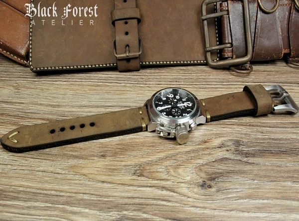BF20 Vintage Traditional Style Strap size 22mm/24mm/26mm/28mm – image 5
